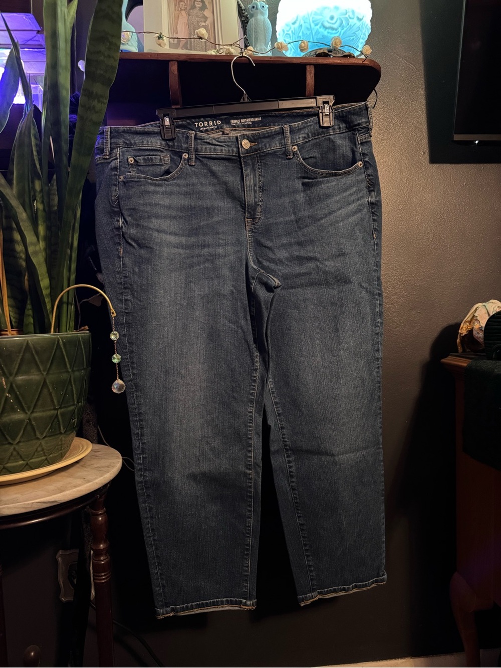 torrid Dark Blue Boyfriend Jeans